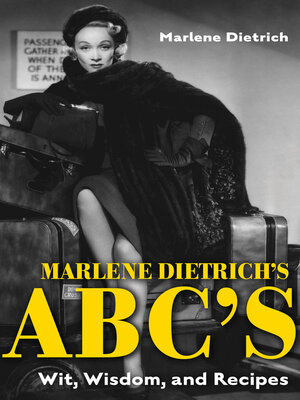 cover image of Marlene Dietrich's ABC's